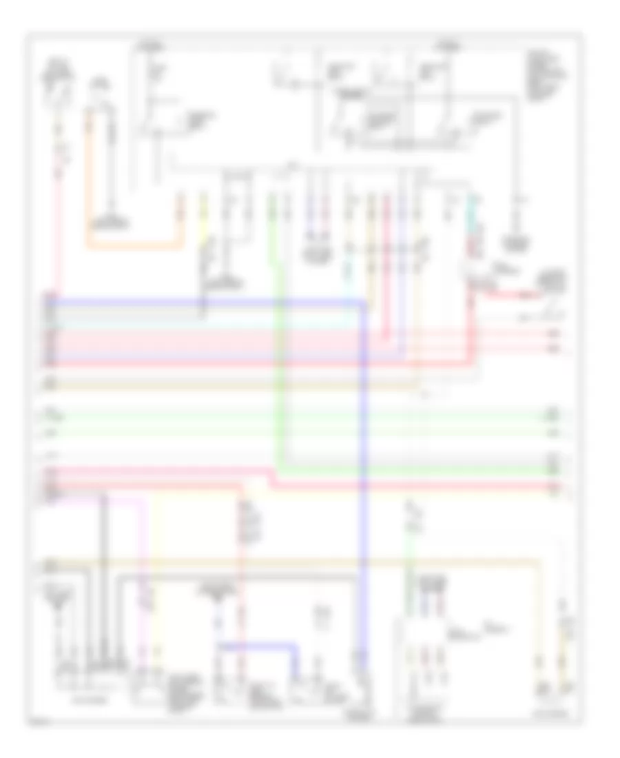 Электросхема открывания авто (3 из 4) для Infiniti M37 x 2011