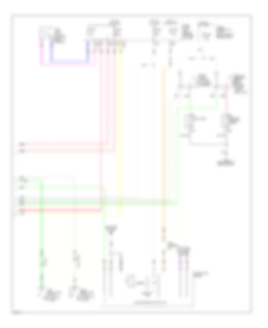 Электросхема открывания авто (4 из 4) для Infiniti M37 x 2011