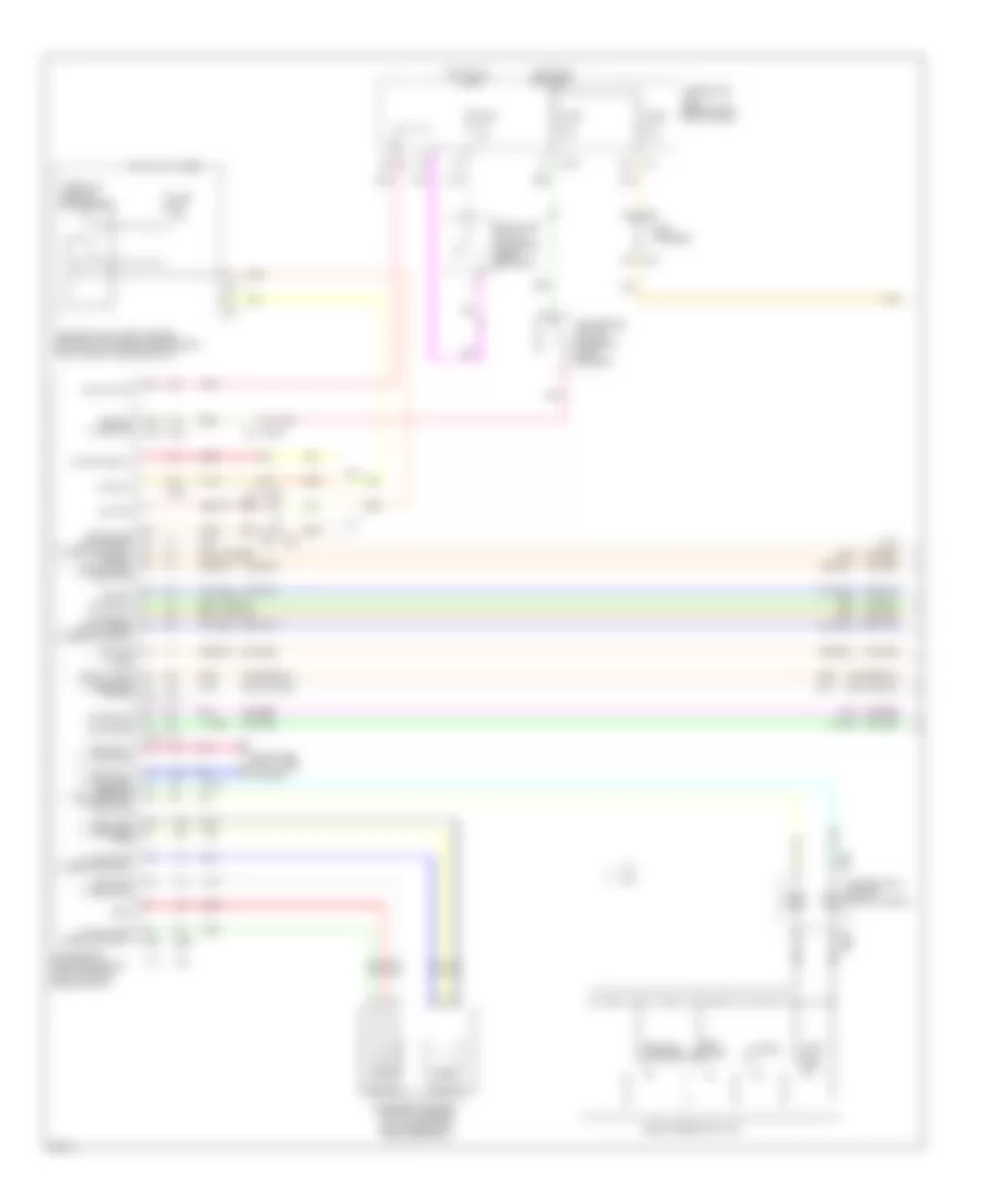 Электросхема системы круизконтроля (1 из 2) для Infiniti M37 x 2011