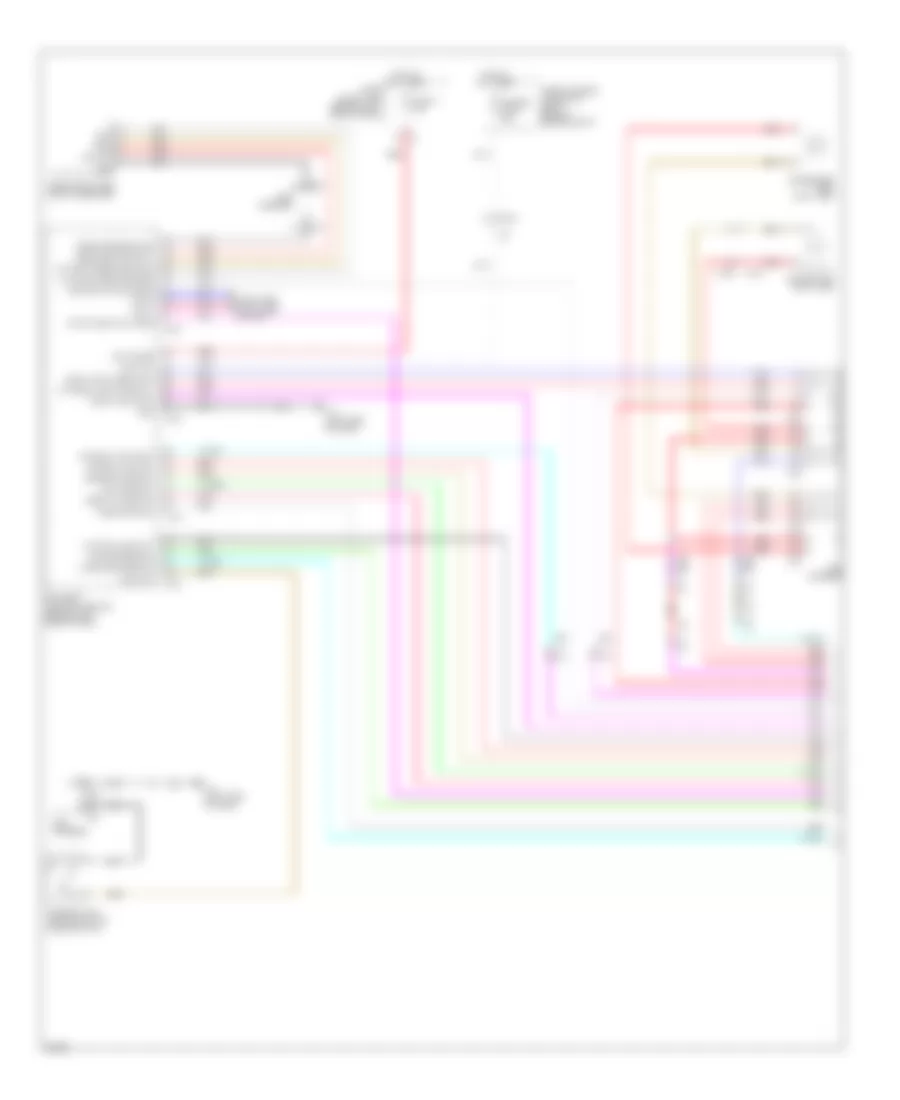 Электросхема подсветки (1 из 3) для Infiniti M37 x 2011
