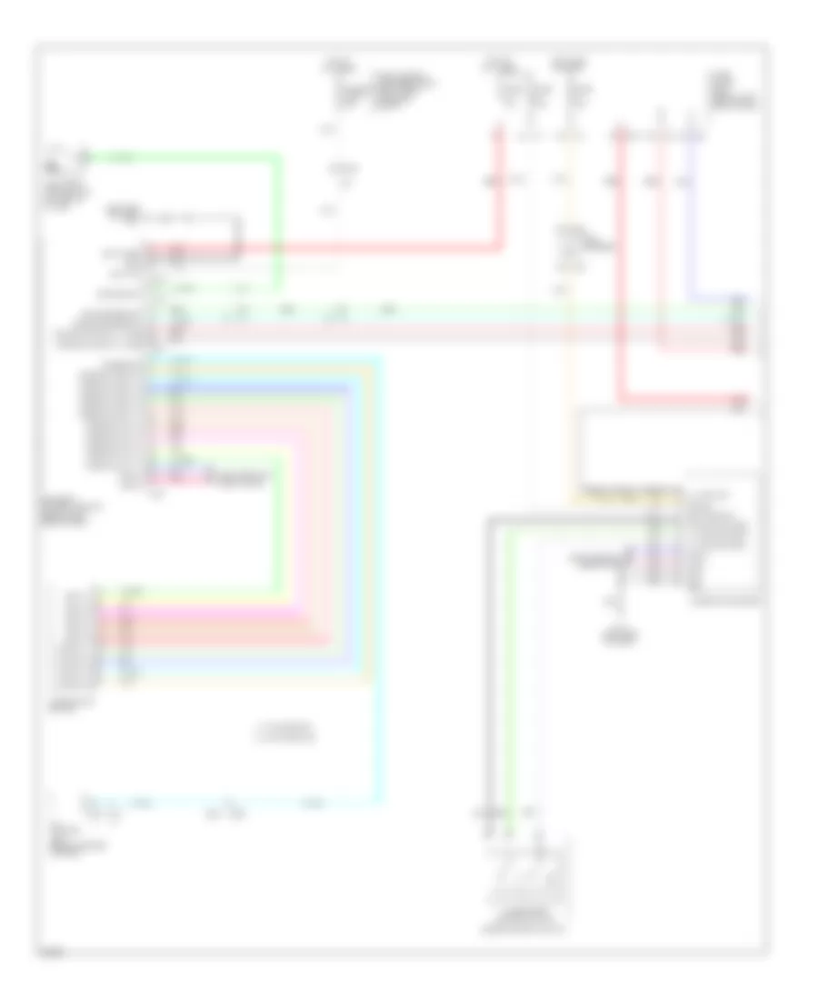 Электросхема подсветки приборов (1 из 3) для Infiniti M37 x 2011