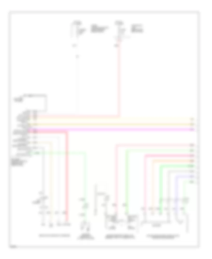 Электросхема стеклоподъемников (1 из 2) для Infiniti M37 x 2011
