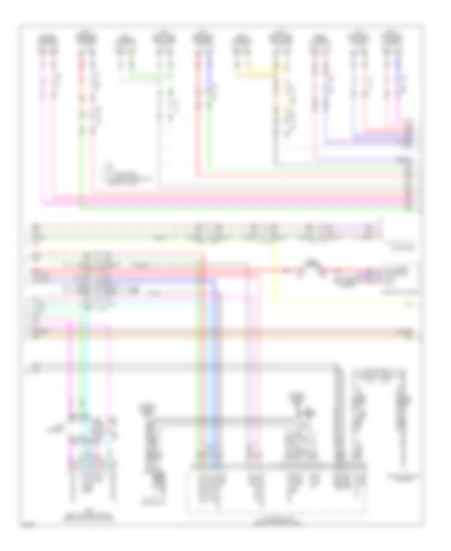 Электросхема магнитолы, С Навигация (3 из 4) для Infiniti M37 x 2011