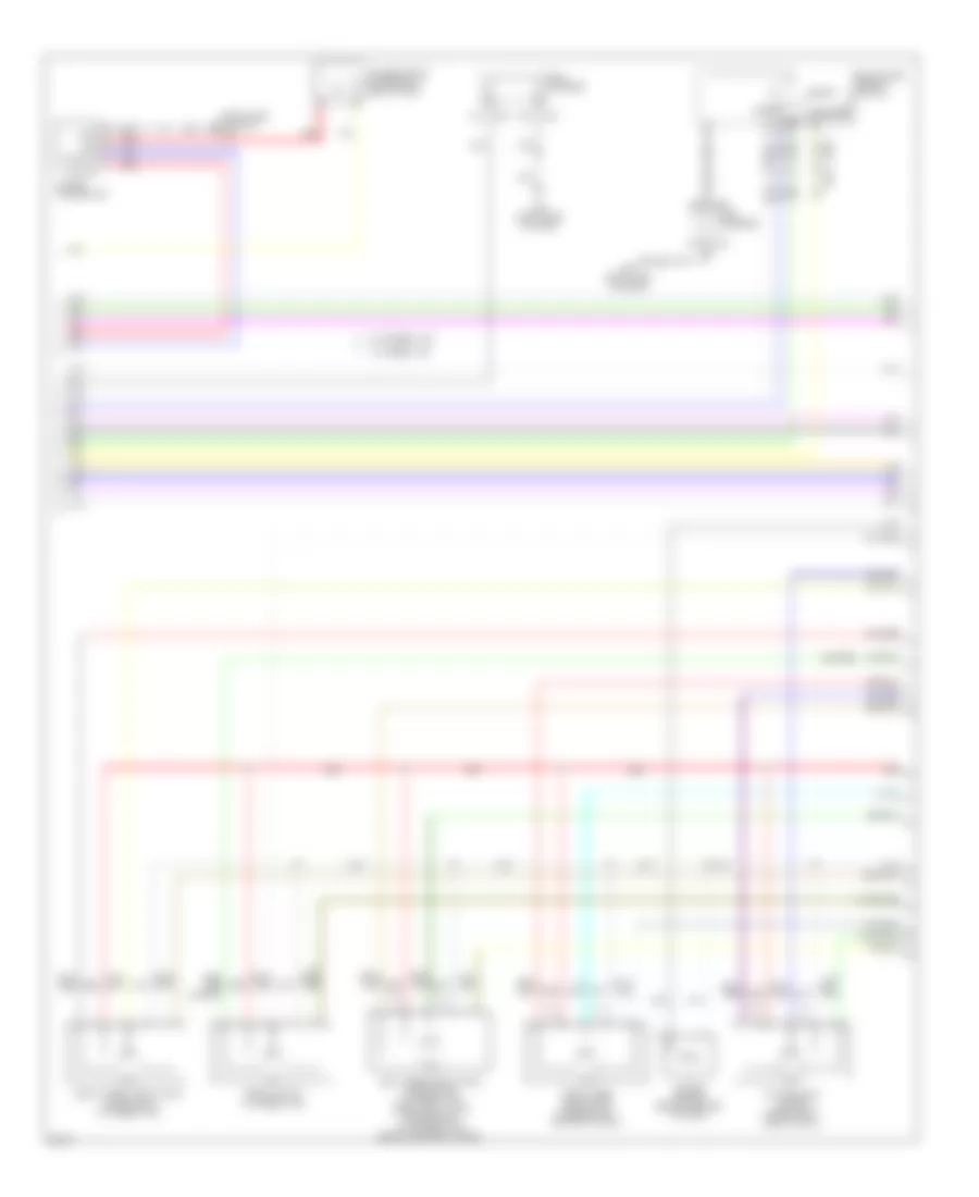 Электросхема кондиционера (2 из 4) для Infiniti M56 Sport 2011