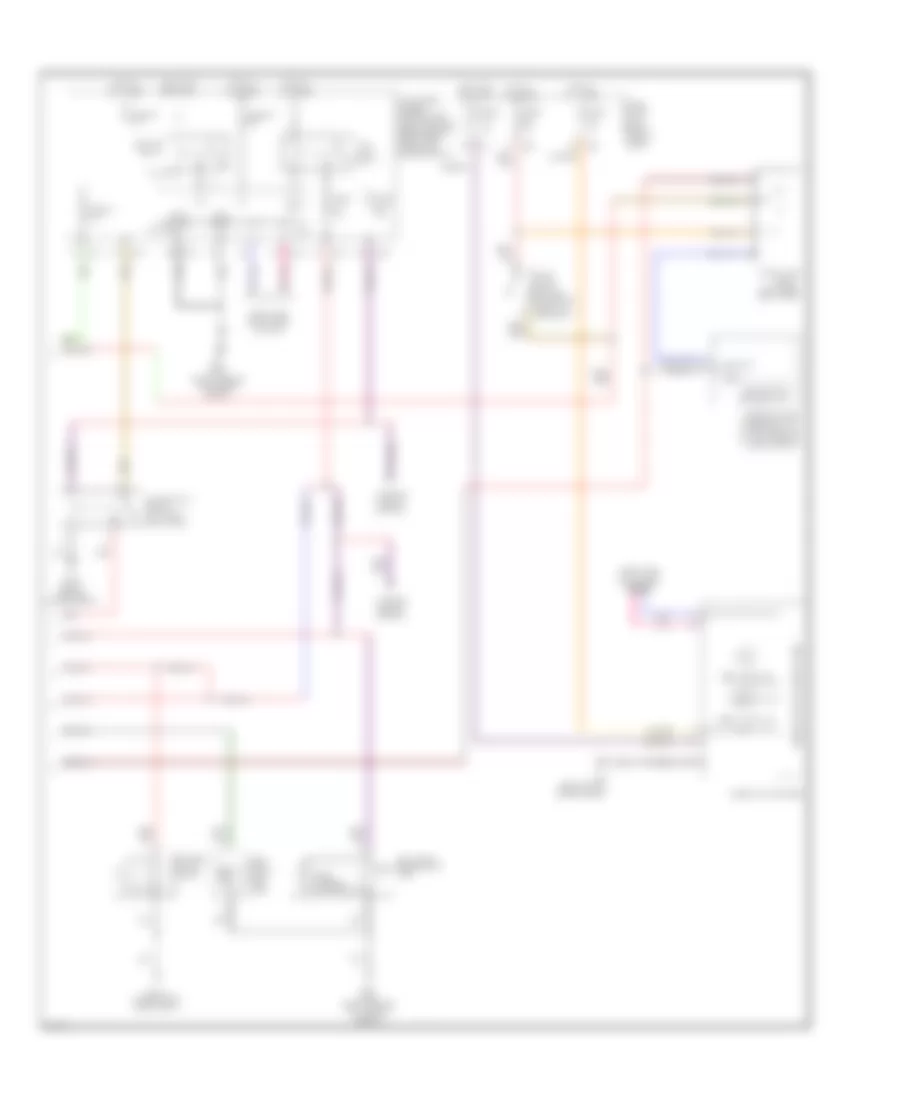 Электросхема розетки подключения прицепа и внешнего освещения (2 из 2) для Infiniti QX56 2005