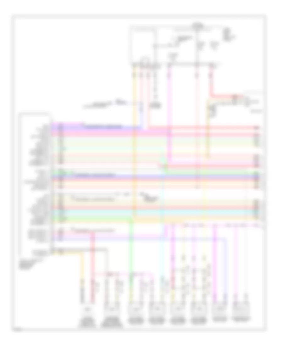 Электросхема подсветки (1 из 3) для Infiniti FX35 2012