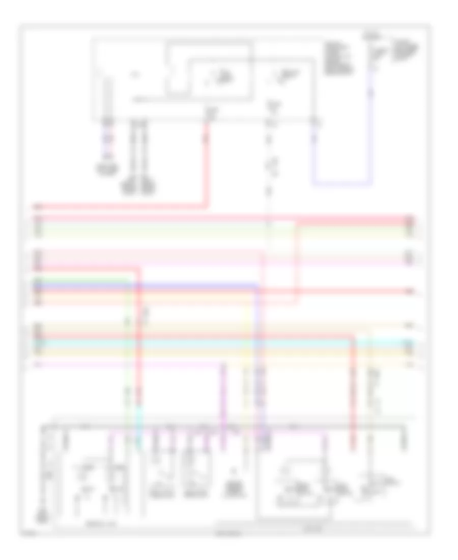 Электросхема подсветки (2 из 3) для Infiniti FX35 2012