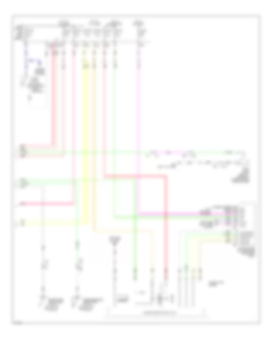 Электросхема центрального замка (4 из 4) для Infiniti FX35 2012