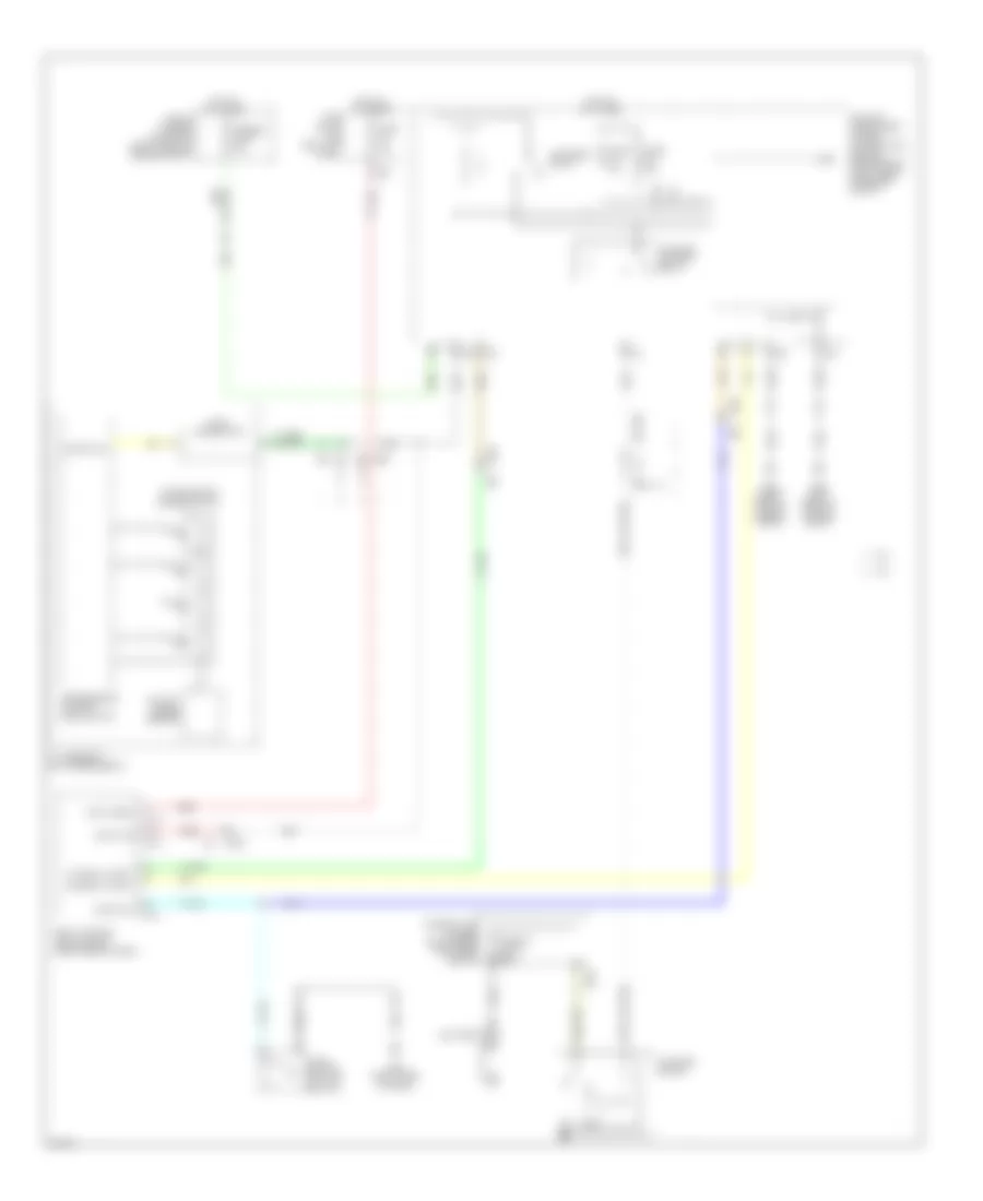 Электросхема стартера для Infiniti FX35 2012
