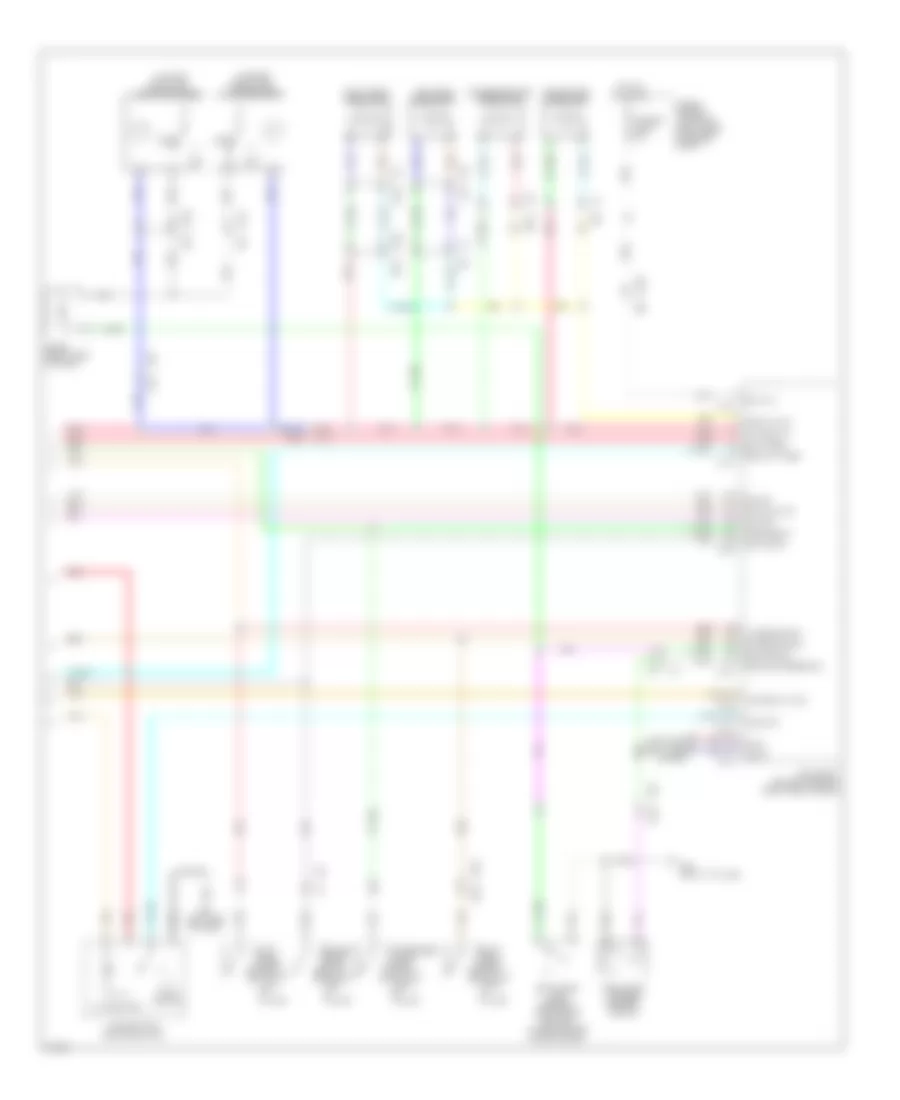 Электросхема подсветки (3 из 3) для Infiniti FX50 2012