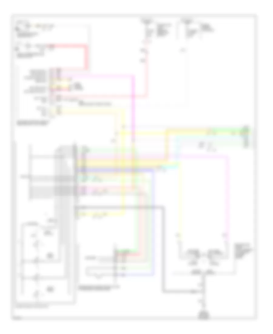 Электросхема стеклоподъемников, С Передняя сторона Антизажимает Систему (1 из 2) для Infiniti G25 x 2012