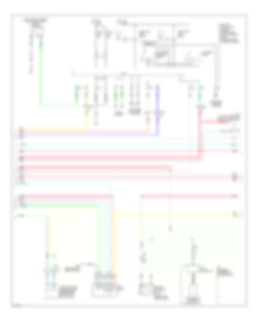Электросхема противоугонной сигнализации, Купе (3 из 4) для Infiniti G37 2012