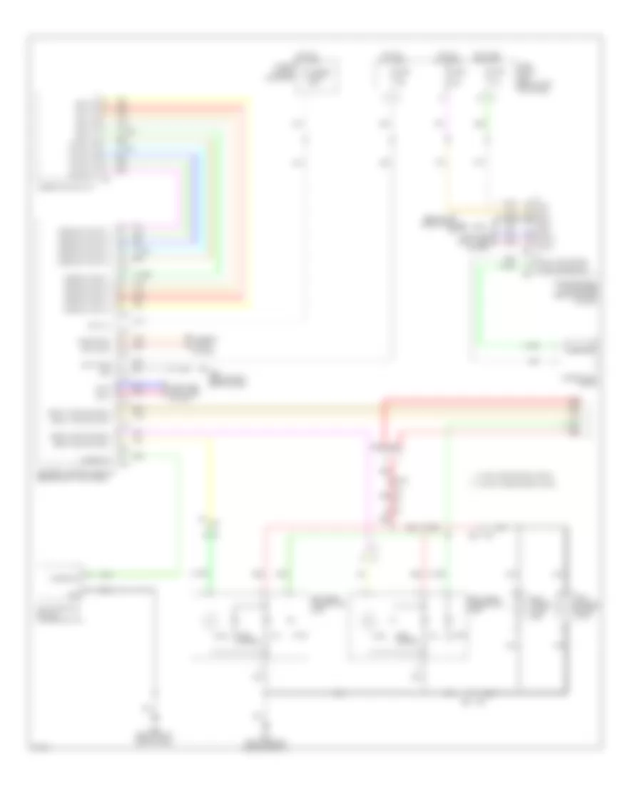 Электросхема внешнего освещения, Кабриолет (1 из 2) для Infiniti G37 2012