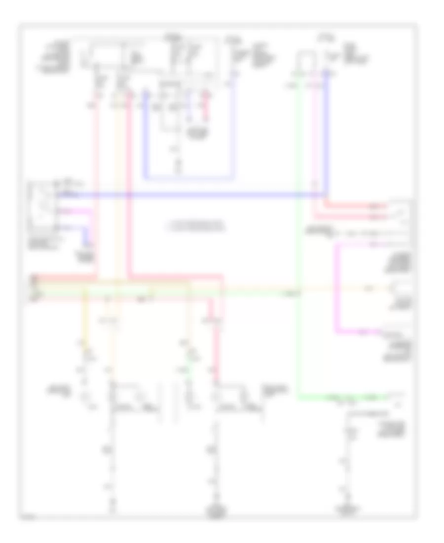 Электросхема внешнего освещения, Кабриолет (2 из 2) для Infiniti G37 2012