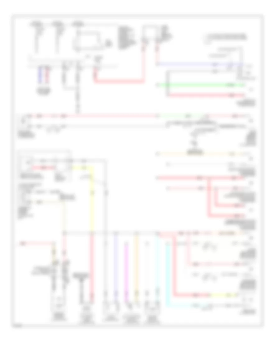 Электросхема подсветки приборов, Кабриолет (2 из 2) для Infiniti G37 2012