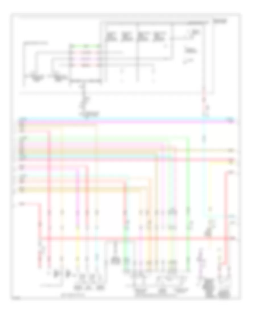 Электросхема системы памяти, Кабриолет (2 из 3) для Infiniti G37 2012
