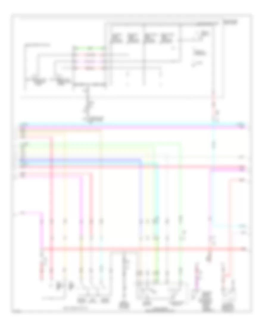 Электросхема системы памяти, Купе (2 из 3) для Infiniti G37 2012