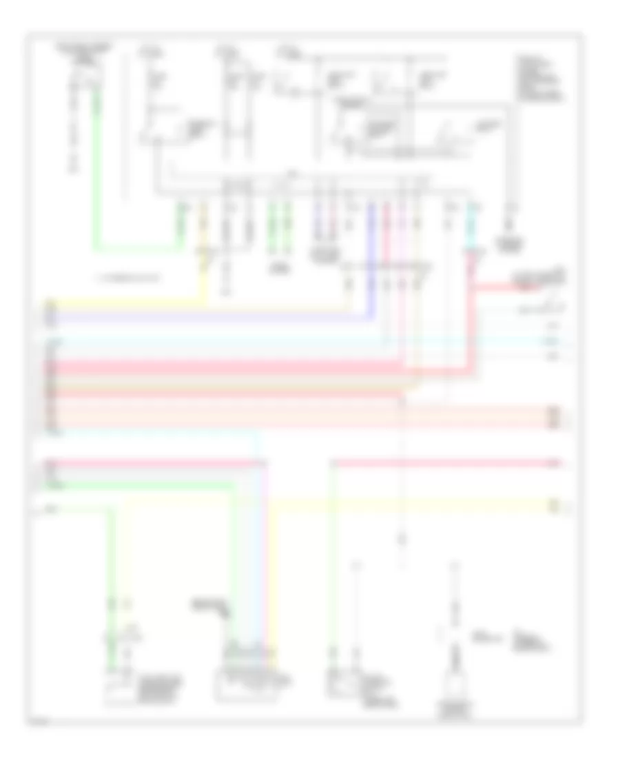 Электросхема центрального замка, Кабриолет (3 из 4) для Infiniti G37 2012