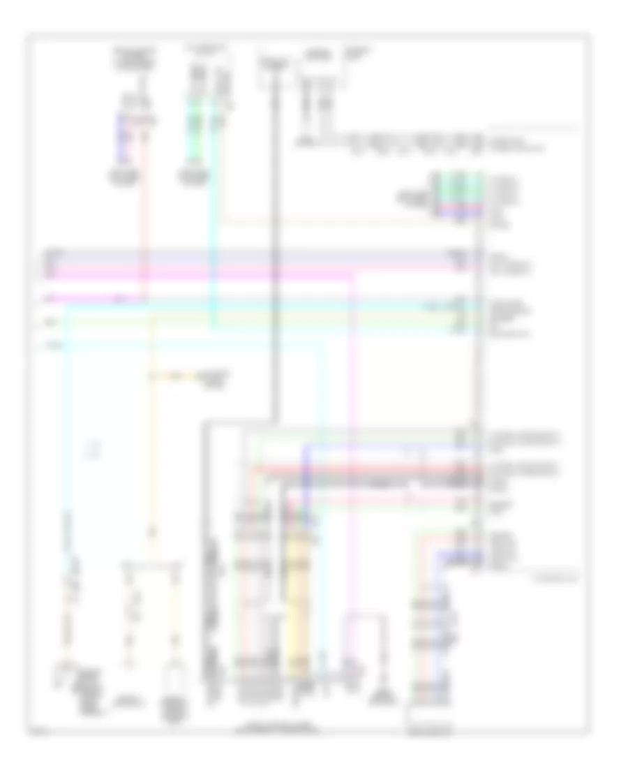 Эдектросхема магнитолы. Базовая комплектация., Кабриолет (3 из 3) для Infiniti G37 2012