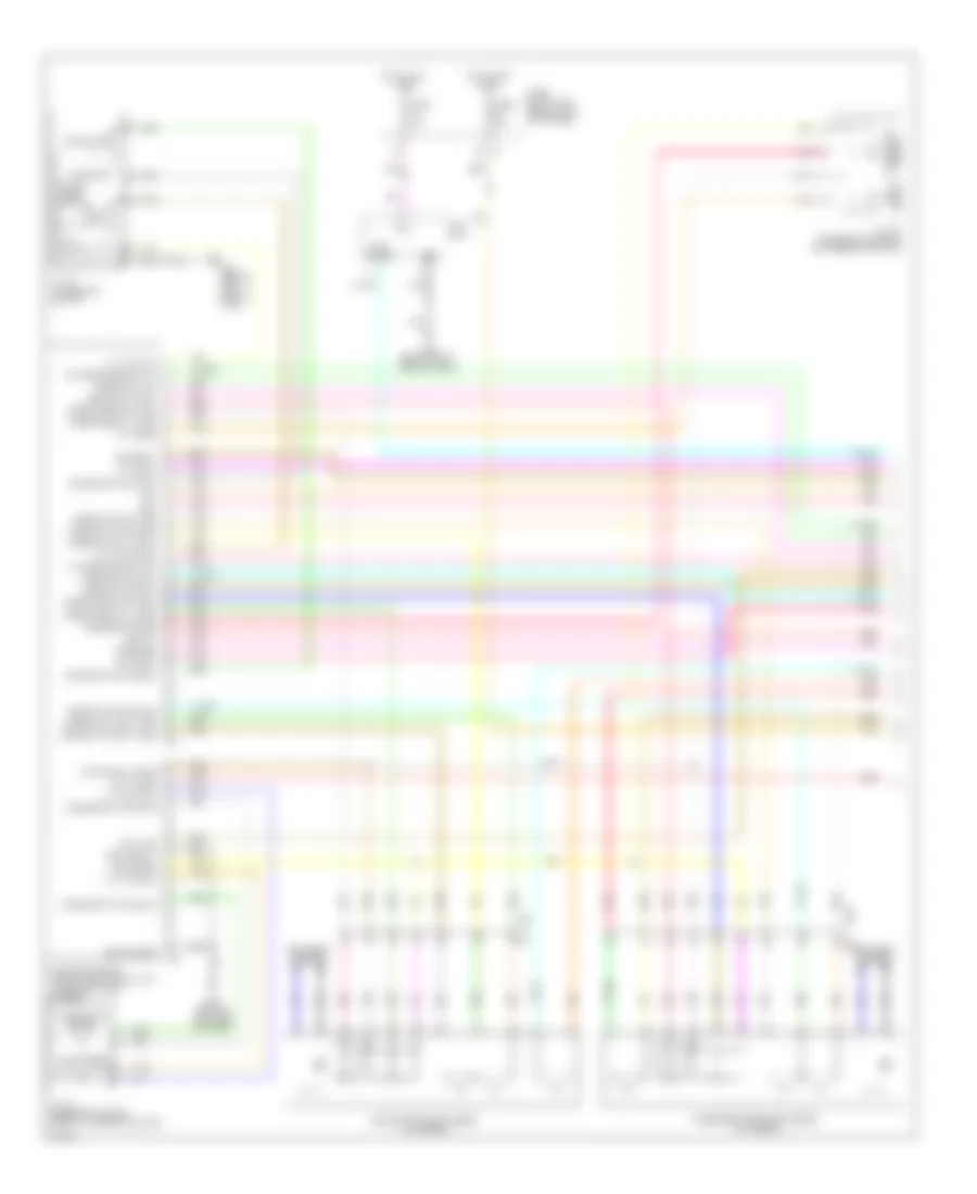 Электросхема системы памяти, Кабриолет (1 из 3) для Infiniti G37 IPL 2012