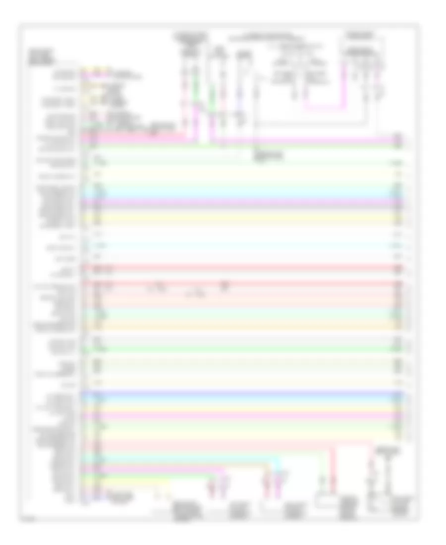 Электросхема центрального замка, Кабриолет (1 из 4) для Infiniti G37 IPL 2012