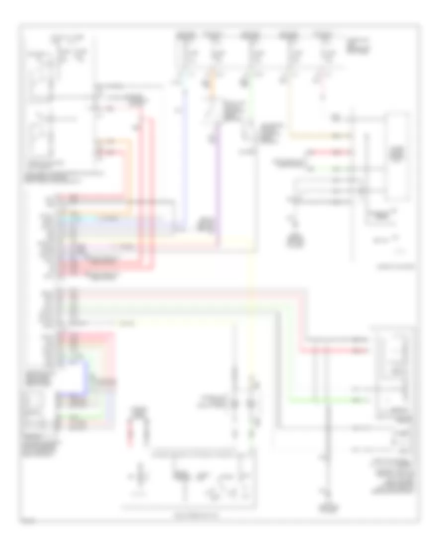 Электросхема системы круизконтроля для Infiniti M35 2007
