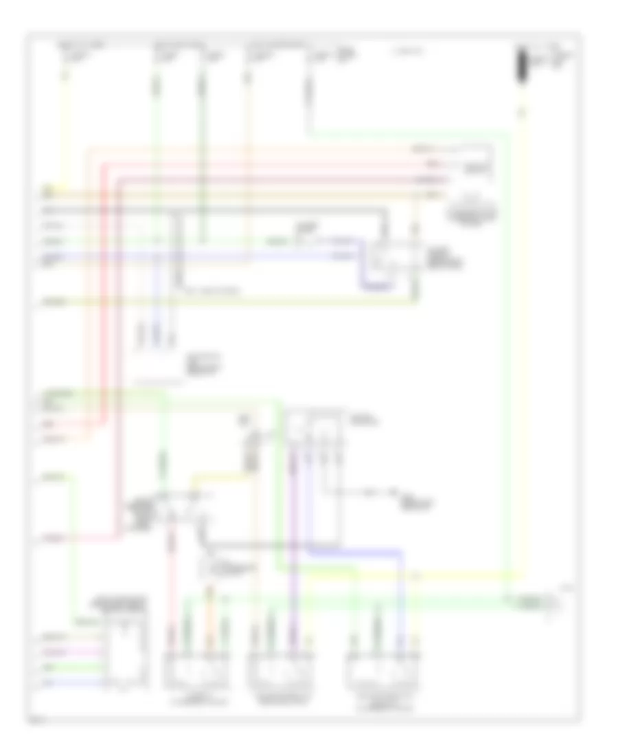 Электросхема кондиционера (2 из 2) для Infiniti Q45 1995