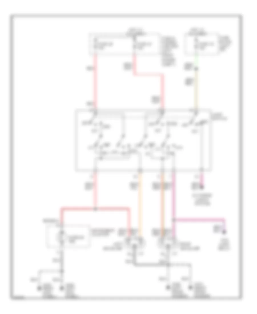 Электросхемы Система Фар Infiniti G20 t 1996 Wiring diagrams for cars