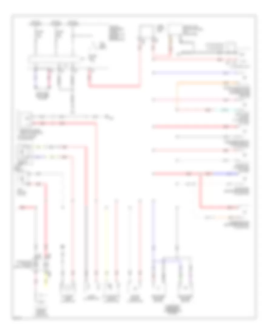 Электросхема подсветки приборов (2 из 2) для Infiniti EX35 2008