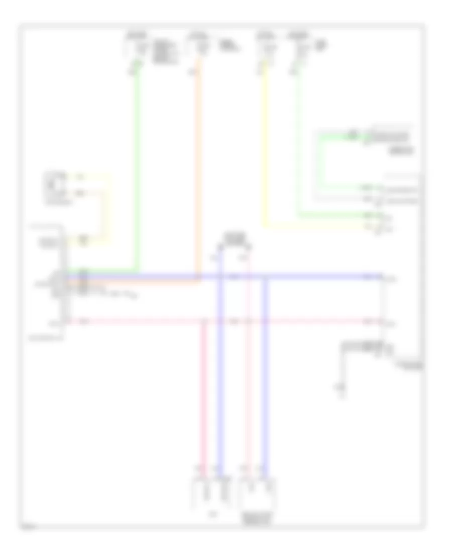 Электросхема полного привода AWD для Infiniti EX35 2008