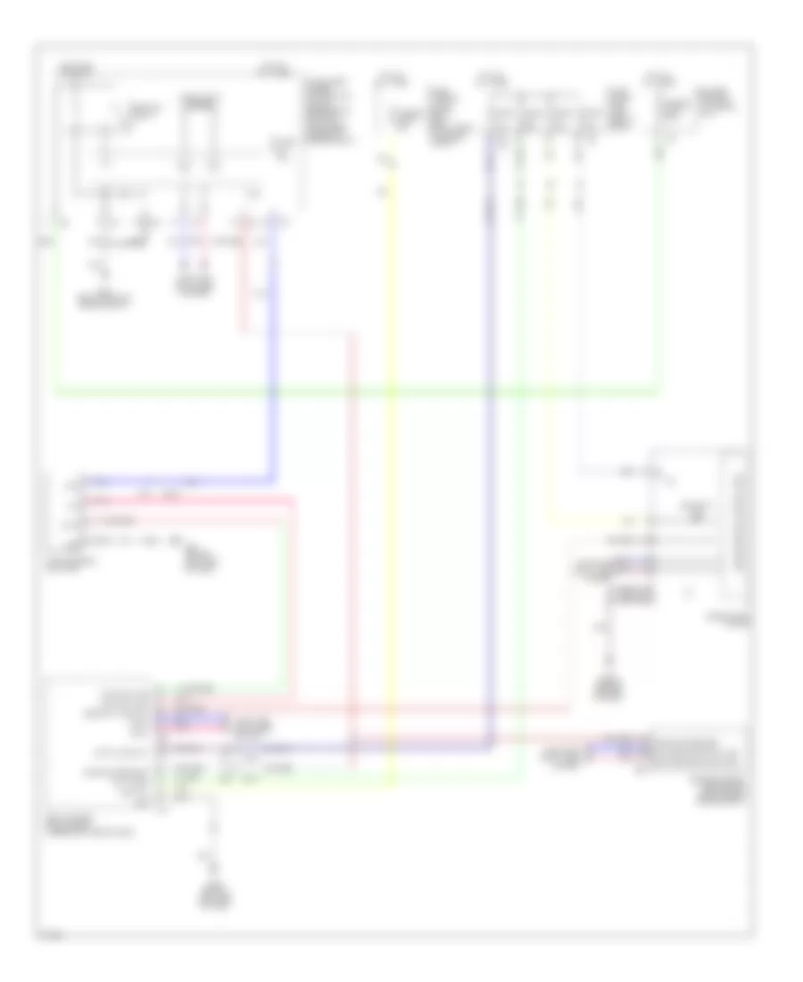 Электросхема иммобилайзера для Infiniti QX56 2012