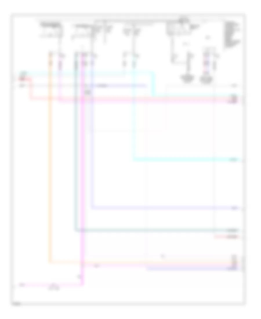 5.6L, Электросхема системы управления двигателя (5 из 7) для Infiniti QX56 2012