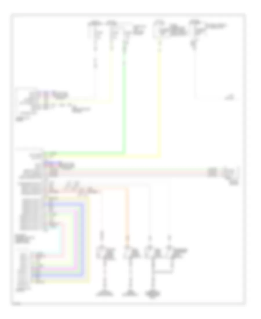 Электросхема фар (1 из 2) для Infiniti QX56 2012