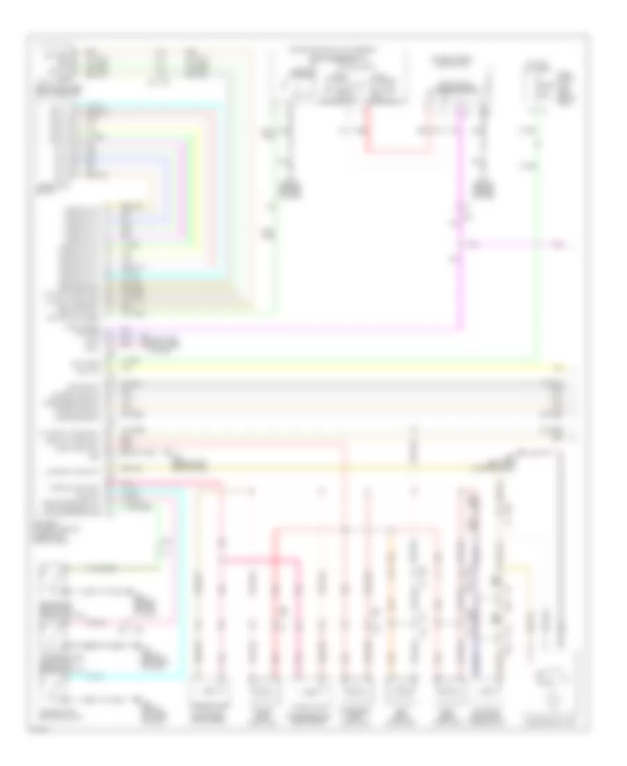 Электросхема подсветки (1 из 2) для Infiniti QX56 2012