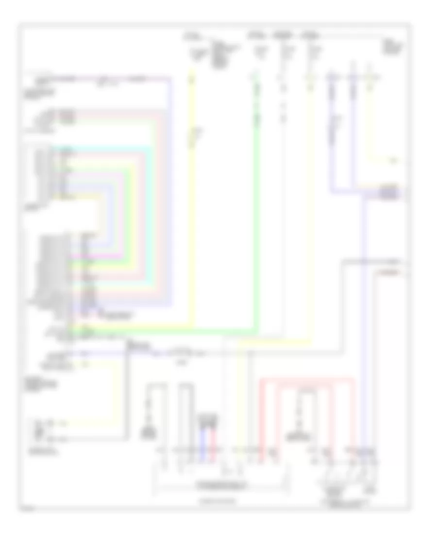 Электросхема подсветки приборов (1 из 2) для Infiniti QX56 2012