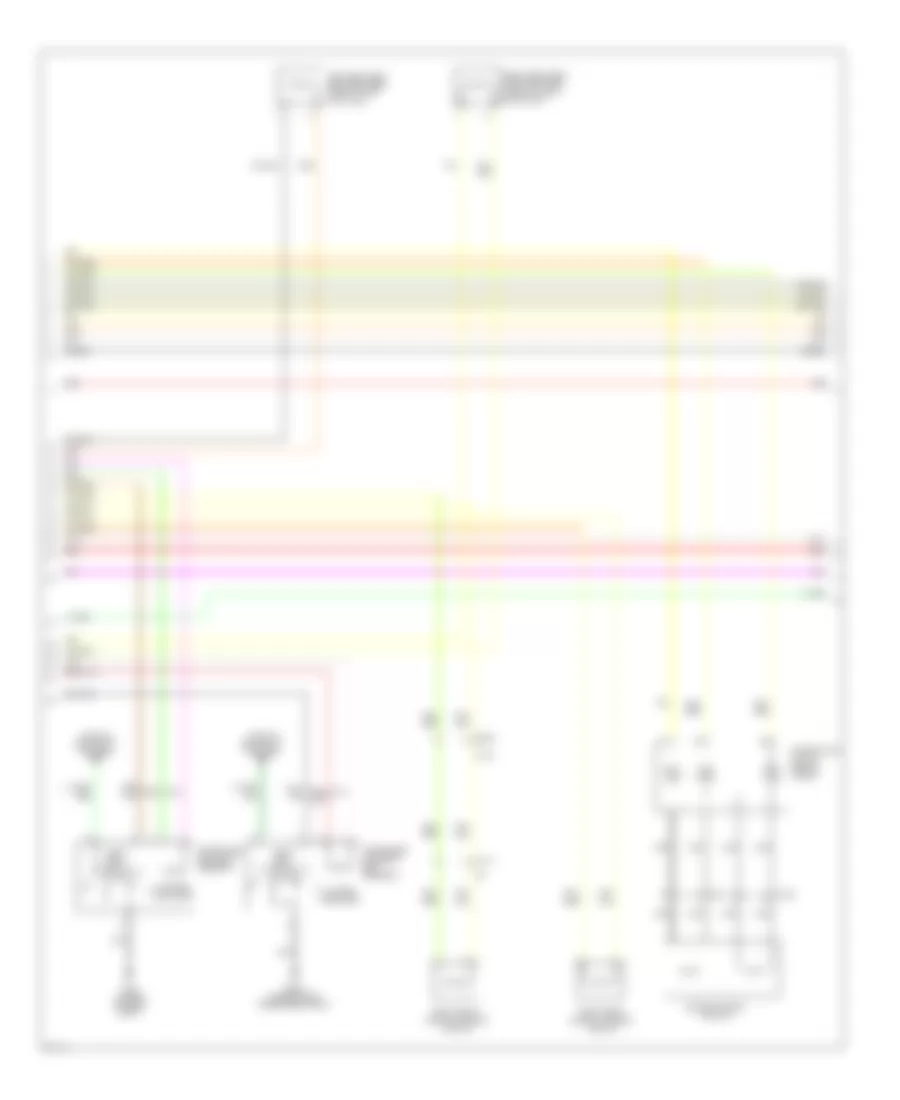 Электросхема подушек безопасности SRS AirBag (2 из 3) для Infiniti QX56 2012