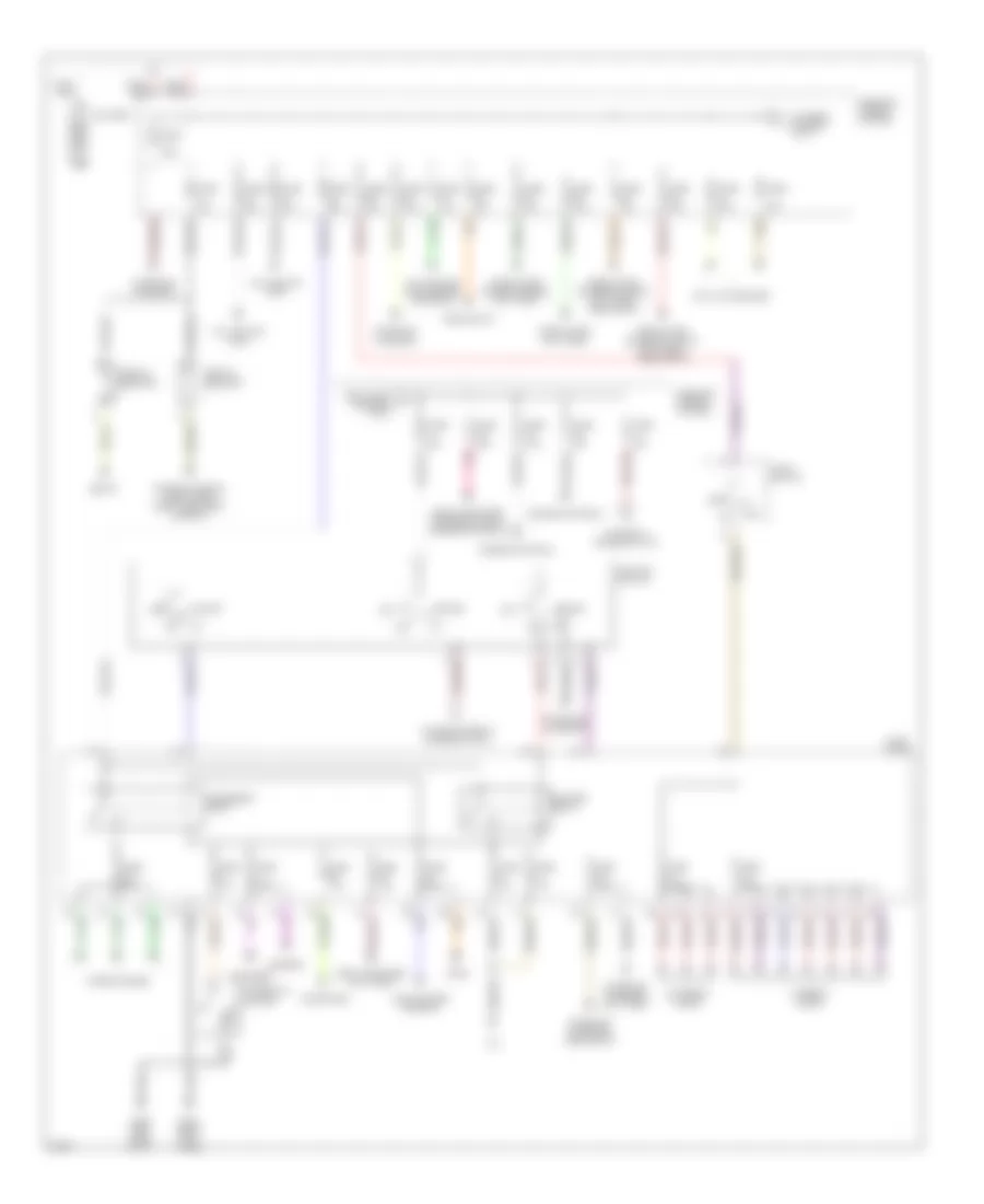 Электросхема блока предохранителей и реле (1 из 2) для Infiniti I30 t 1996