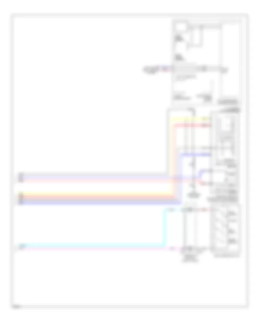 Электросхема системы круизконтроля (2 из 2) для Infiniti FX50 2013