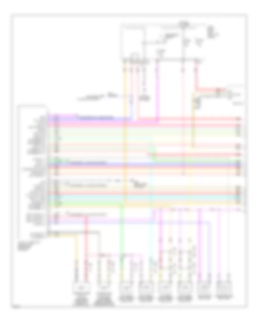 Электросхема подсветки (1 из 4) для Infiniti FX50 2013