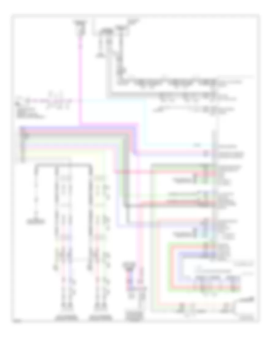 Электросхема магнитолы Bose, Кабриолет withNavigation (4 из 4) для Infiniti G37 2013