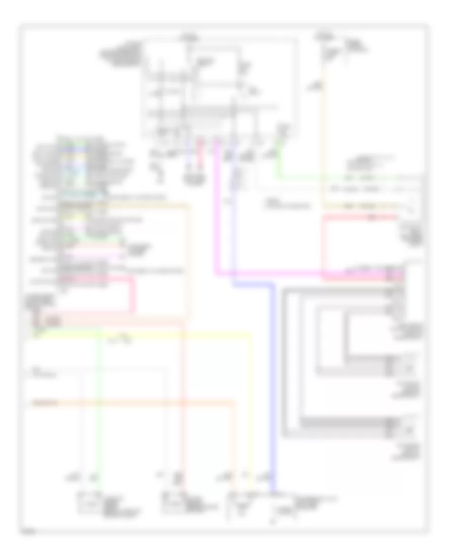Электросхема кондиционера (2 из 2) для Infiniti G37 2013