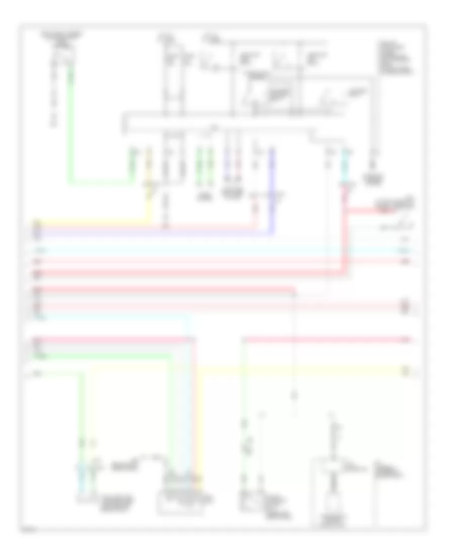 Электросхема противоугонной сигнализации, Купе (3 из 4) для Infiniti G37 2013