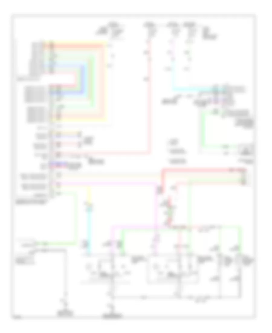 Электросхема внешнего освещения, Купе (1 из 3) для Infiniti G37 2013