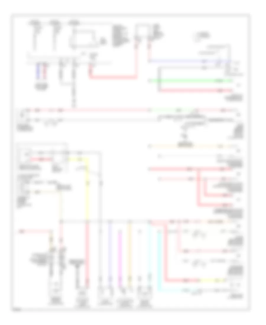 Электросхема подсветки приборов, Кабриолет (2 из 2) для Infiniti G37 2013