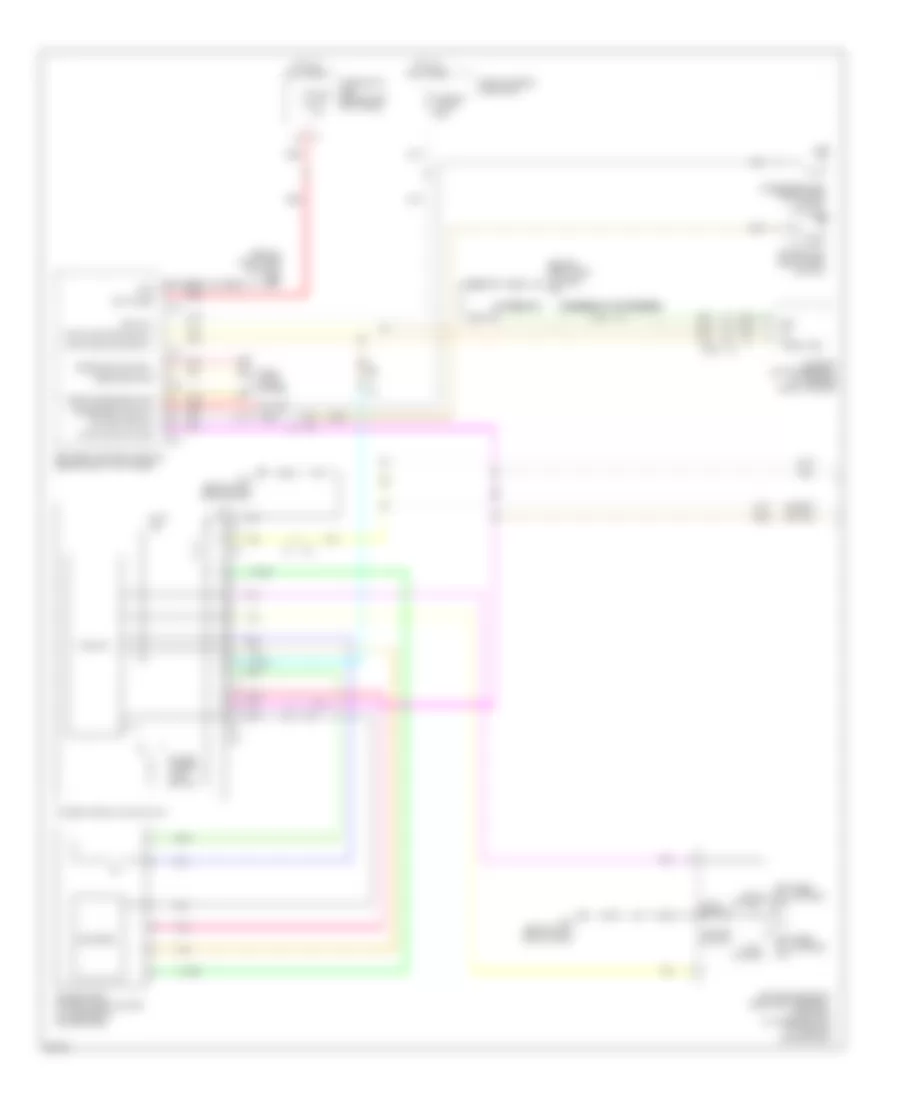 Электросхема стеклоподъемников, Седан С Передняя сторона и Задняя часть Антизажимают Систему (1 из 2) для Infiniti G37 2013