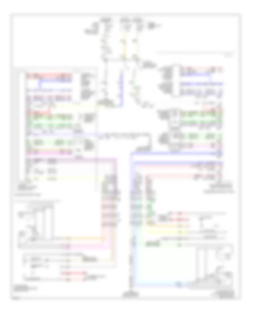 Электросхема климат контроля сидений, Кабриолет для Infiniti G37 IPL 2013