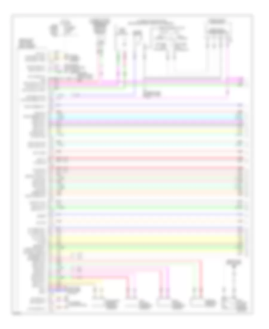 Электросхема противоугонной сигнализации (1 из 4) для Infiniti G37 2008