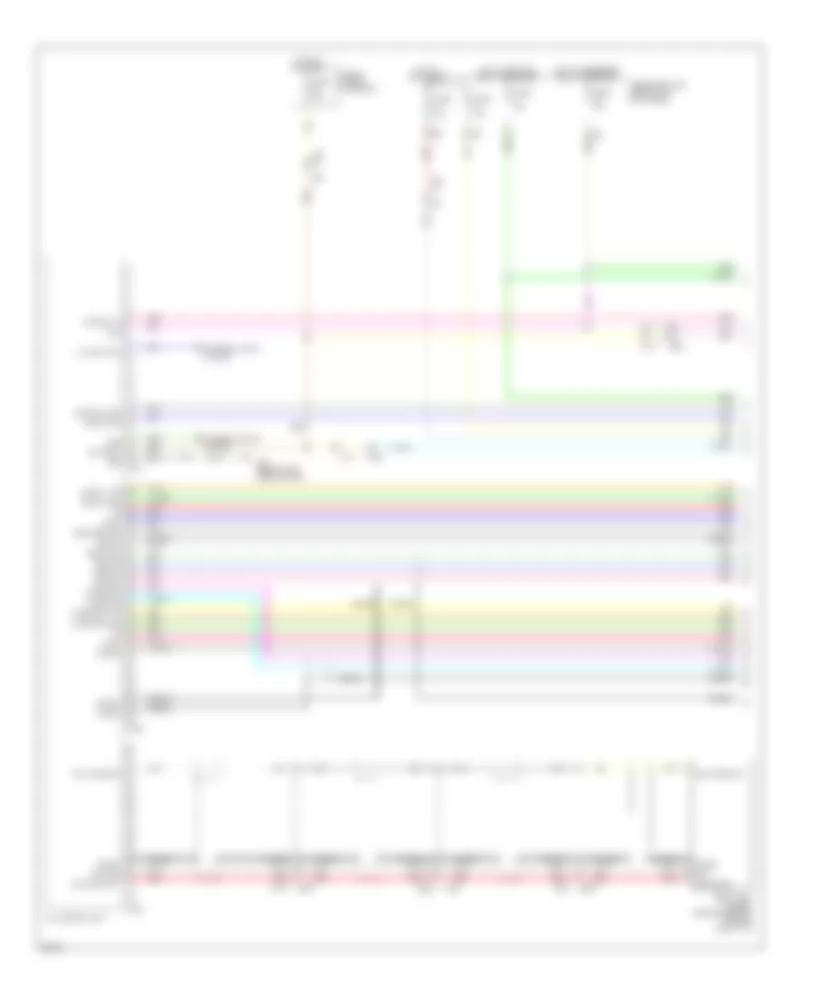 Электросхема магнитолы Bose, Кабриолет without Navigation (1 из 4) для Infiniti G37 Journey 2013
