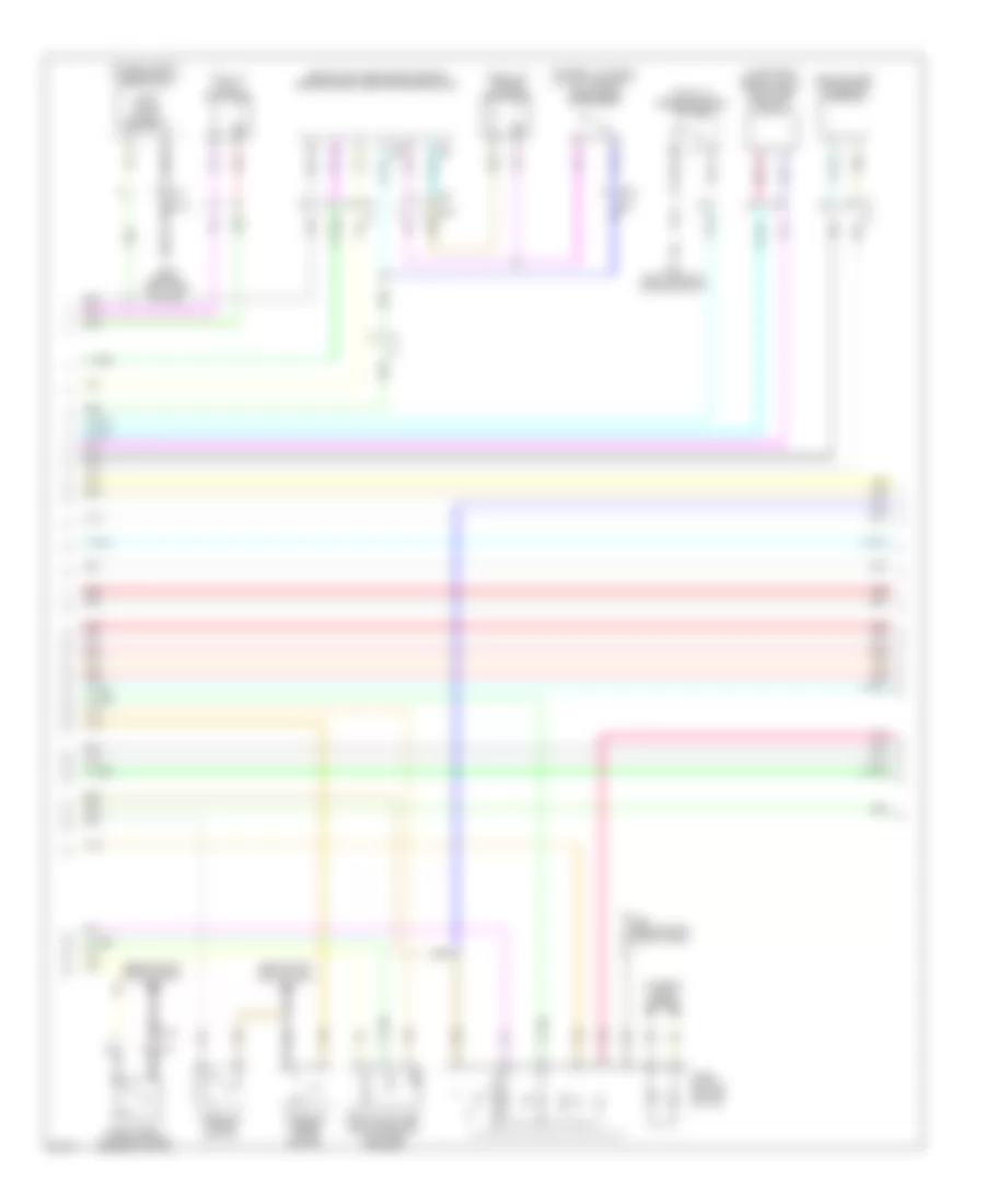 Электросхема противоугонной сигнализации, Кабриолет (2 из 4) для Infiniti G37 Journey 2013