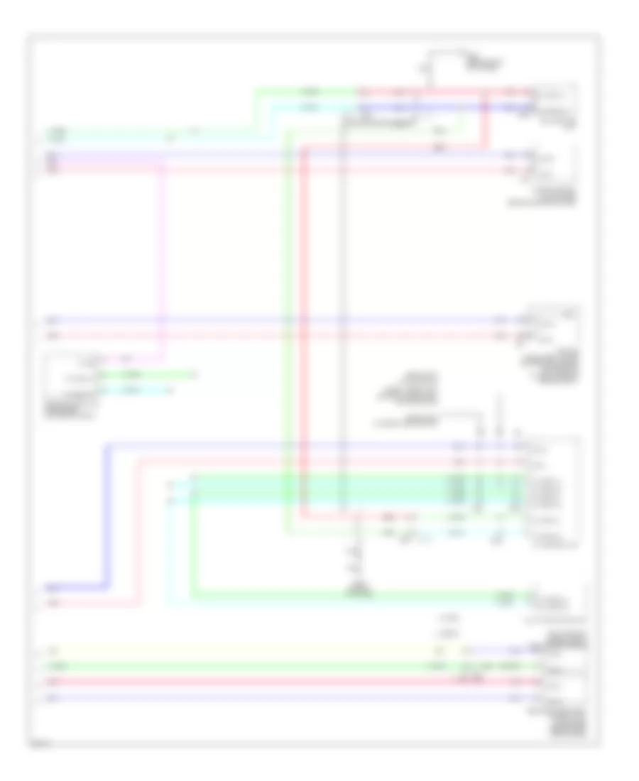 Электросхема линии передачи данных CAN, Кабриолет Except (2 из 2) для Infiniti G37 Journey 2013